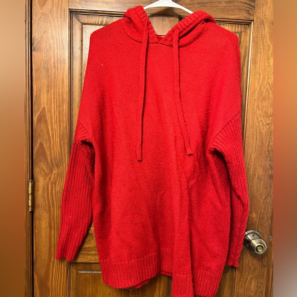 Lane Bryant Vibrant Red Knit Sweater